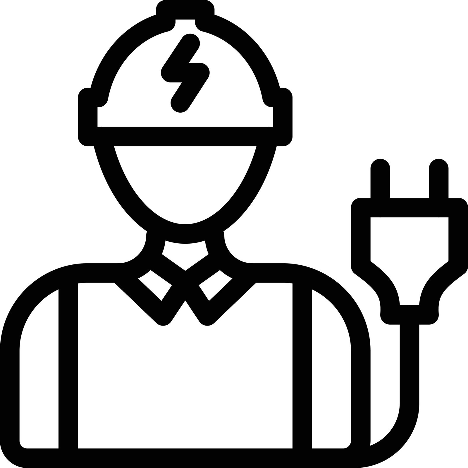 electrician-illustration-on-a-background-premium-quality-symbols-icons-for-concept-and-graphic-design-vector